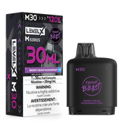 Level X Flavour Beast M Series Pod 30mL – Groovy Grape Passionfruit Iced