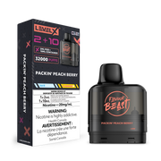 Level X Flavour Beast G2 Pod 2+10mL – Packin' Peach Berry