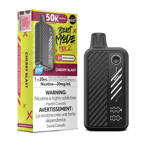 Cherry Blast Iced Flavour Beast Mode Max 2 - Disposable 50K