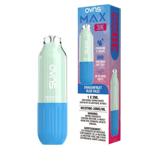 Dragon Fruit Blue Razz Ovns Max - Disposable 3K