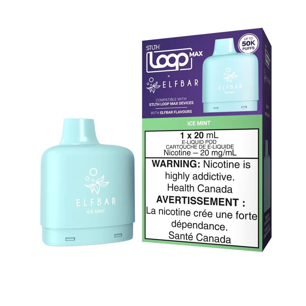 Ice Mint Stlth Loop Max x Elf Bar Pod 50K