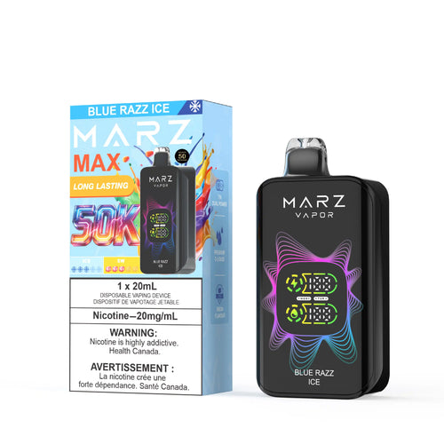 Blue Razz Ice Marz Max - Disposable 50K (Bold 50)