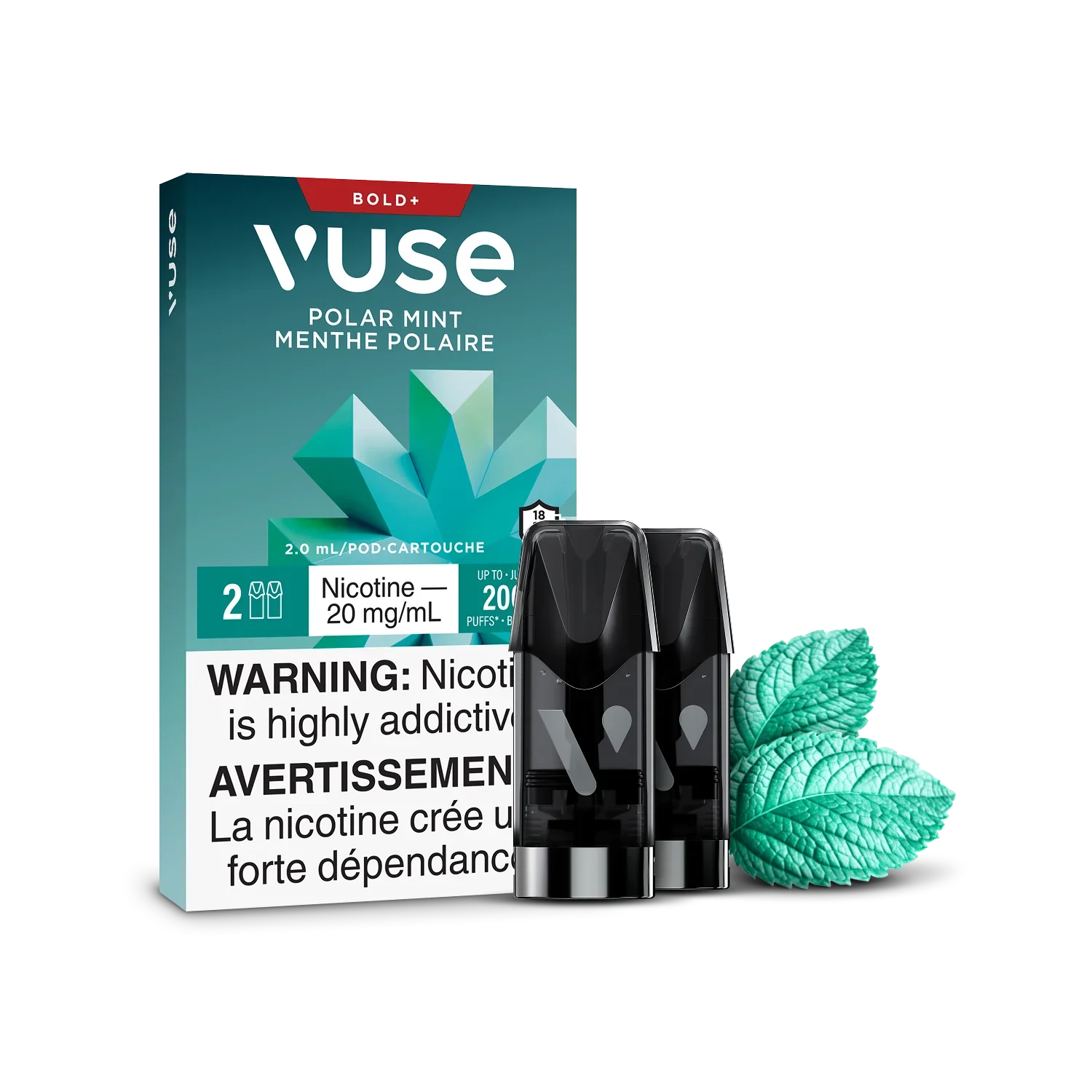 Polar Mint Vuse Pods Bold+