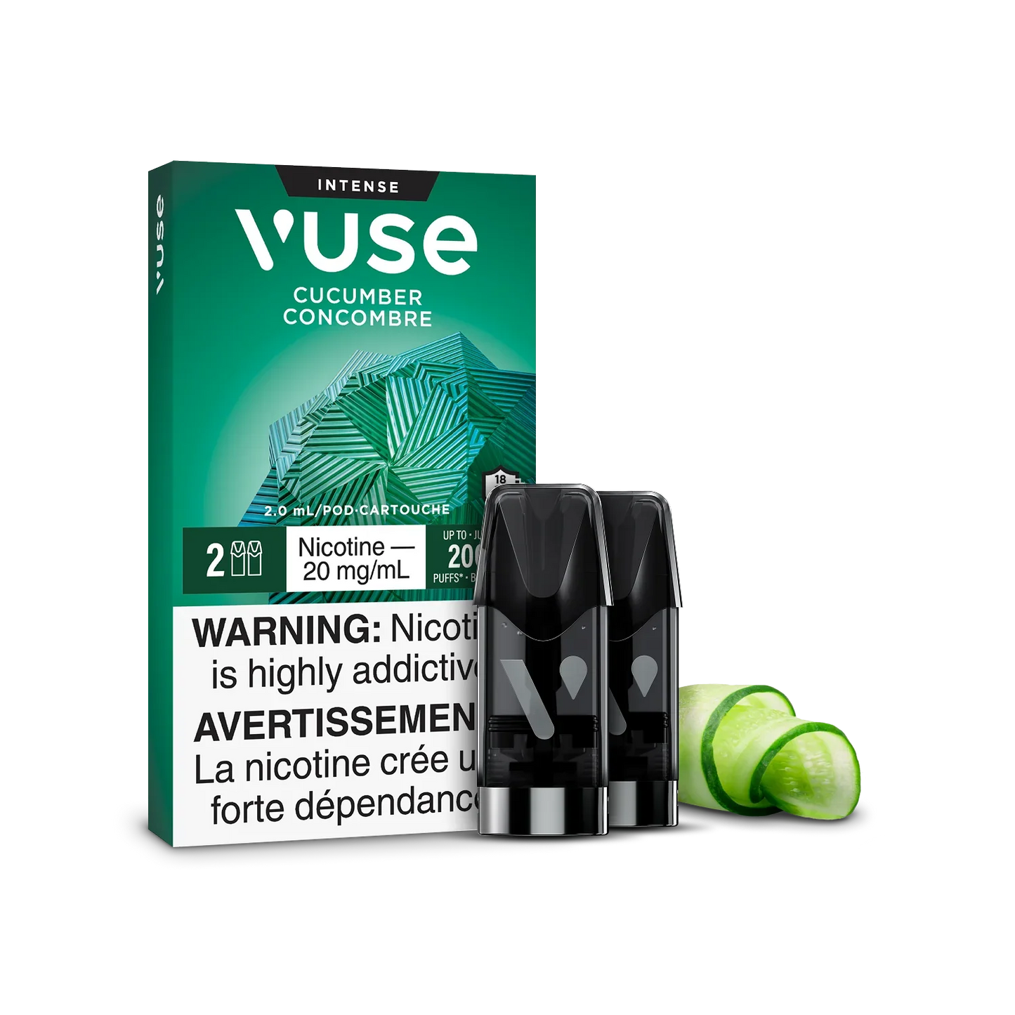 Cucumber Vuse Pods Intense