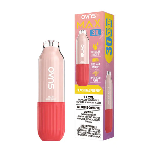 Peach Raspberry Ovns Max - Disposable 3K