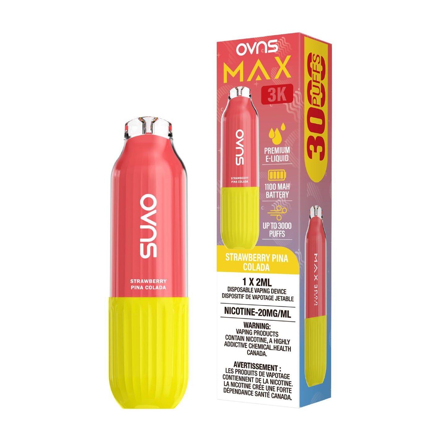 Strawberry Pina Colada Ovns Max - Disposable 3K