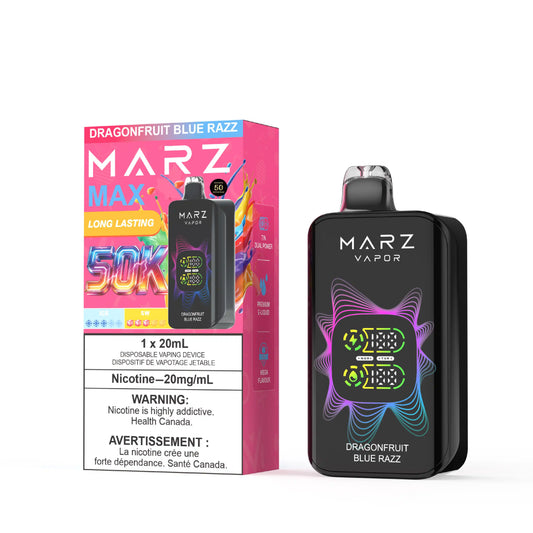 Dragonfruit Blue Razz Marz Max - Disposable 50K (Bold 50)