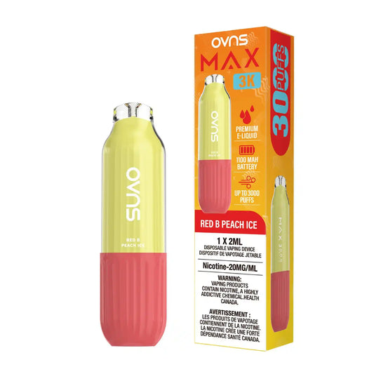Red Bull Peach Ice Ovns Max - Disposable 3K