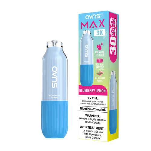 Blueberry Lemon Ovns Max - Disposable 3K