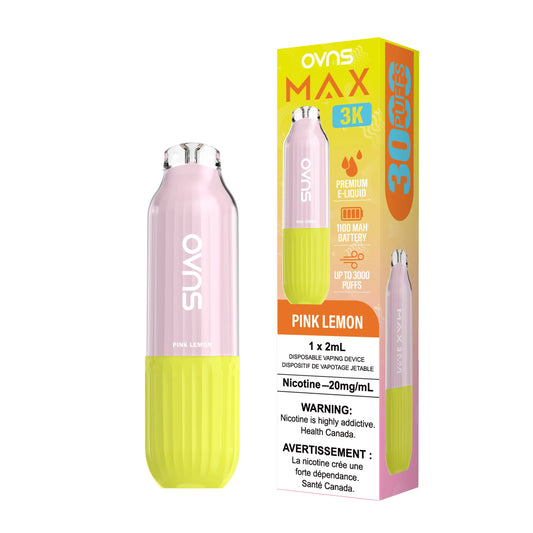 Pink Lemon Ovns Max - Disposable 3K