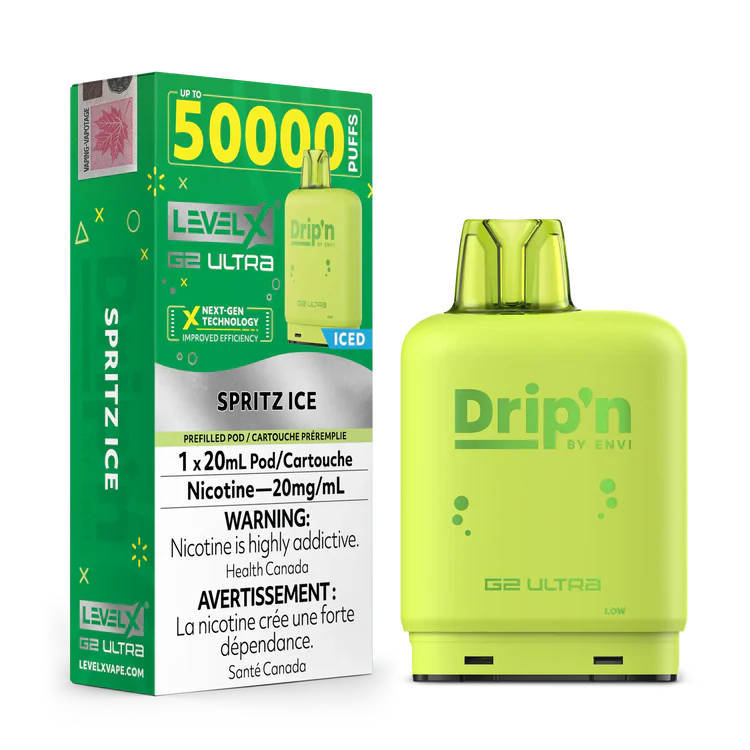 Spritz Ice by Level X Drip'n G2 Ultra 50K