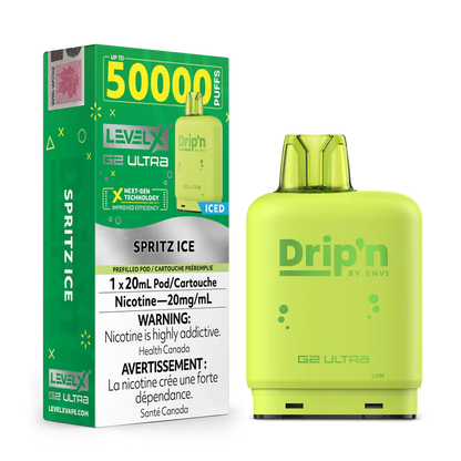 Spritz Ice by Level X Drip'n G2 Ultra 50K