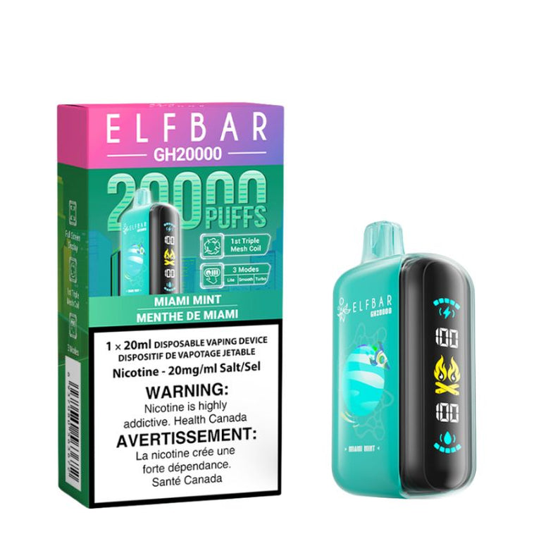 Miami Mint Elf Bar GH20000 - Disposable Vape