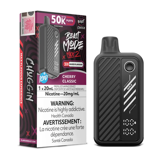 Cherry Classic Iced Flavour Beast Mode Max 2 - Disposable 50K by FLAVOUR BEAST