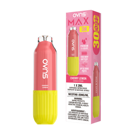 Cherry Lemon Ovns Max - Disposable 3K