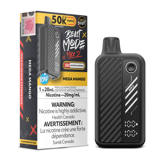 Mega Mango Iced Flavour Beast Mode Max 2 - Disposable 50K