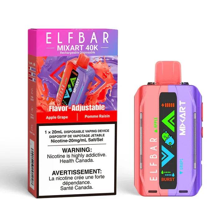 Apple Grape Elf Bar MixART - Disposable 40K
