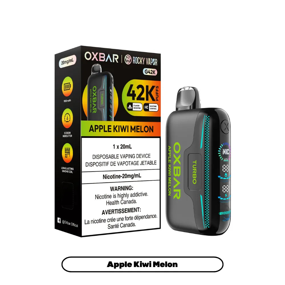 Apple KiwI Melon Oxbar G42K - Disposable 42K by OXBAR