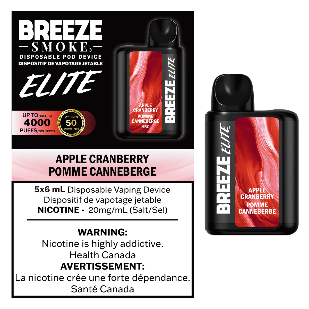 Breeze Elite 4K - Disposable Vape