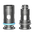 Two silver Aspire BP Coils, 0.3Ω and 0.6Ω, with white wicking ports and blue/clear O-rings.