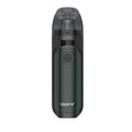 Aspire Tigon replacement pod in dark green with a transparent mouthpiece and black buttons.