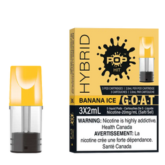Recharges Stlth Banana Ice par Pop Hybrid