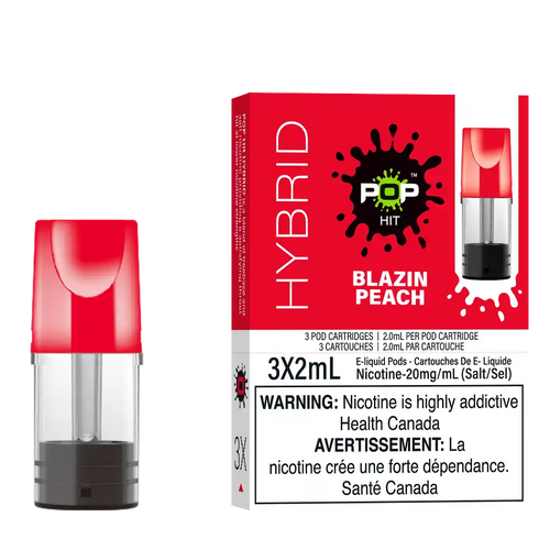 Blazin Peach (Sour Peach) Stlth Pods by Pop Hybrid