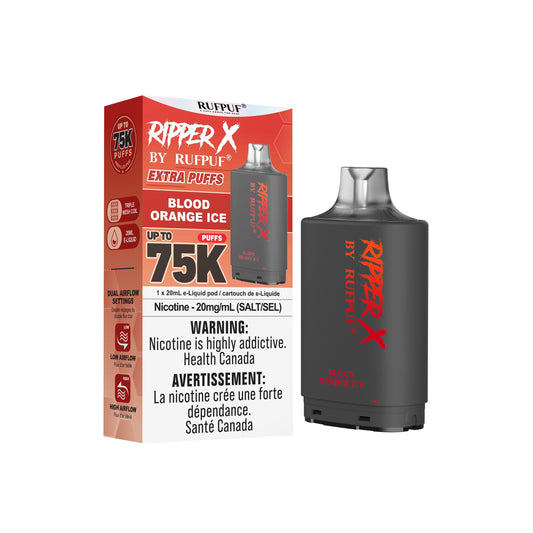 Blood Orange Ice Rufpuf Ripper X Pods 75K