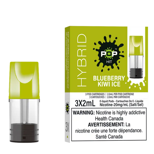 Blueberry Kiwi Ice Stlth Pods by Pop Hybrid