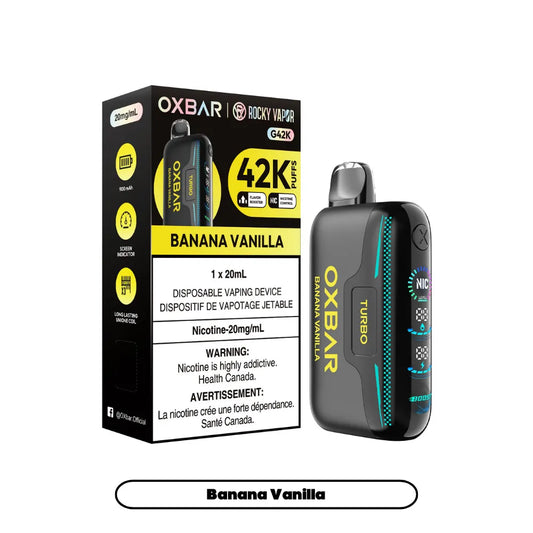 Banana Vanilla Oxbar G42K - Disposable 42K by OXBAR