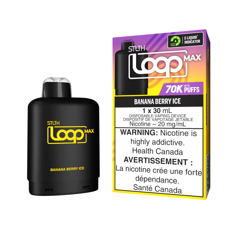 Banana Berry Ice Stlth Loop Max 70K Pod