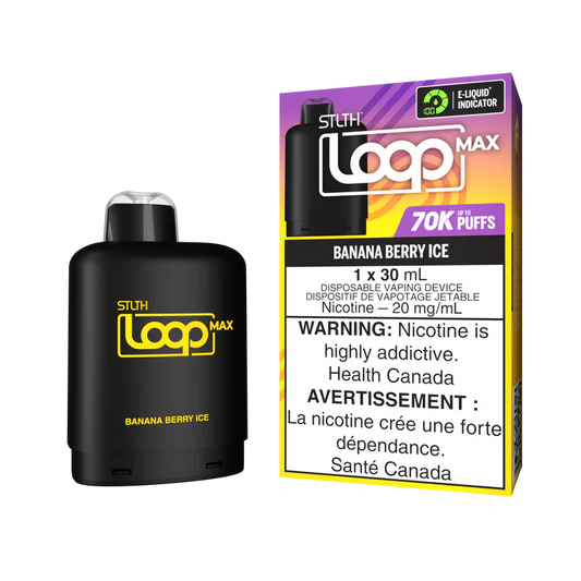 Banana Berry Ice Stlth Loop Max 70K Pod