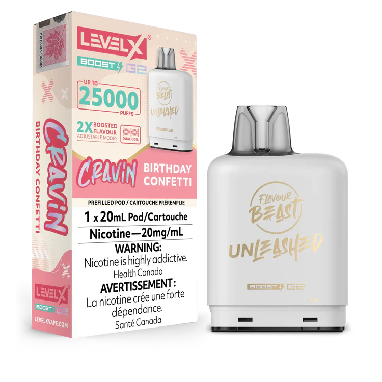 Birthday Confetti Flavour Beast Boost G2 Unleashed Pods 25K