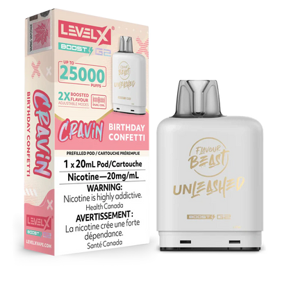 Birthday Confetti Flavour Beast Boost G2 Unleashed Pods 25K