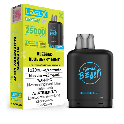 Blessed Blueberry Mint (Iced) Flavour Beast Boost G2 Pods 25K