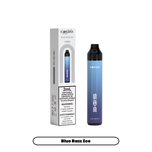 Blue Razz Ice Icon Bar Hybrid - Disaposable 2K