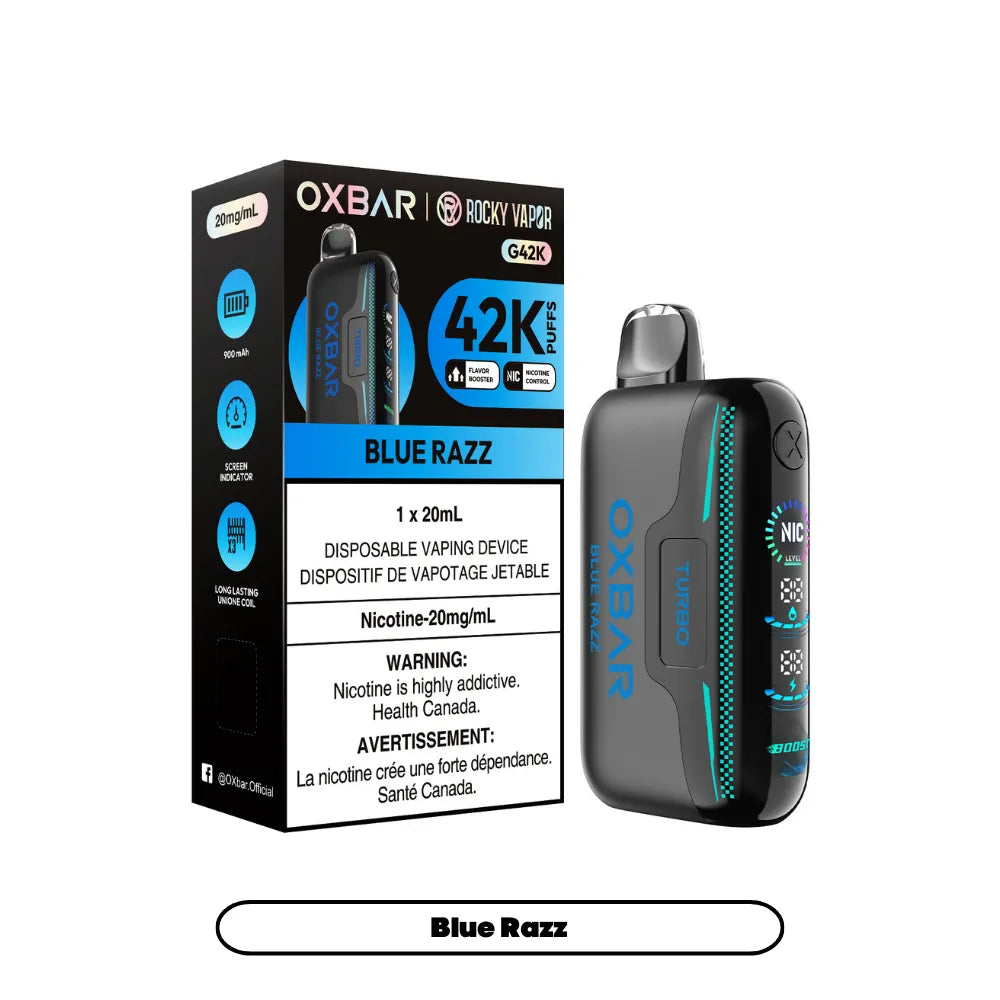 Blue Raspberry Oxbar G42K - Disposable 42K by OXBAR