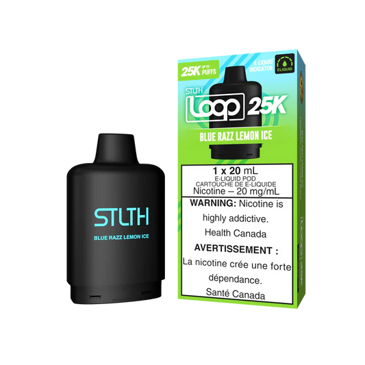 Blue Razz Lemon Ice Stlth Loop 25K Pod