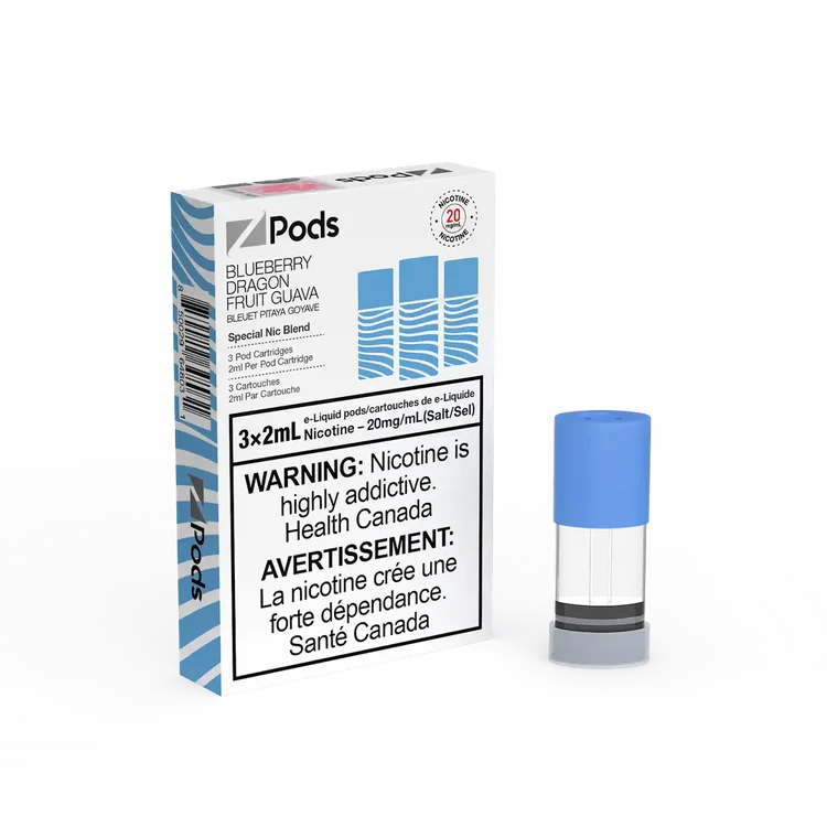 Blueberry Dragon Fruit Guava ZPods by ZLab