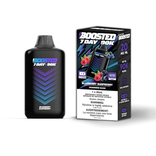 Blueberry Raspberry Boosted 7 Day 90K - Disposable Vape