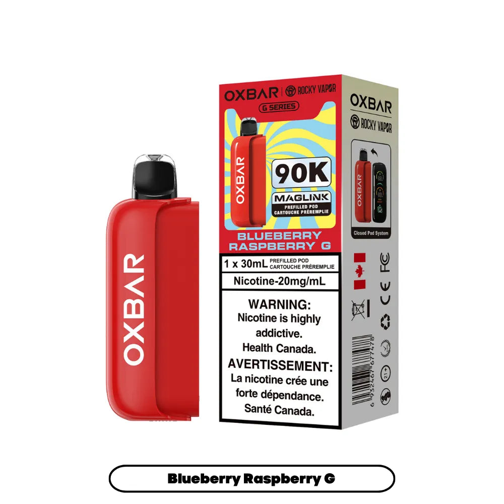 Blueberry Raspberry G Oxbar Maglink Pods (G Series) 90K