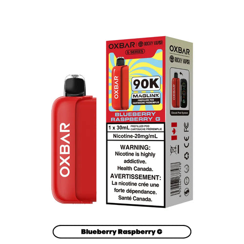Blueberry Raspberry G Oxbar Maglink Pods (G Series) 90K