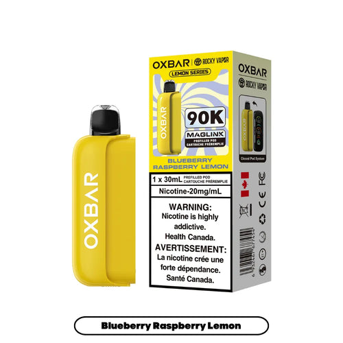 Blueberry Raspberry Lemon Oxbar Maglink Pods (Lemon Series) 90K