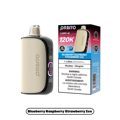 Blueberry Raspberry Strawberry Ice Orbito Lumo AI - Disposable 120K