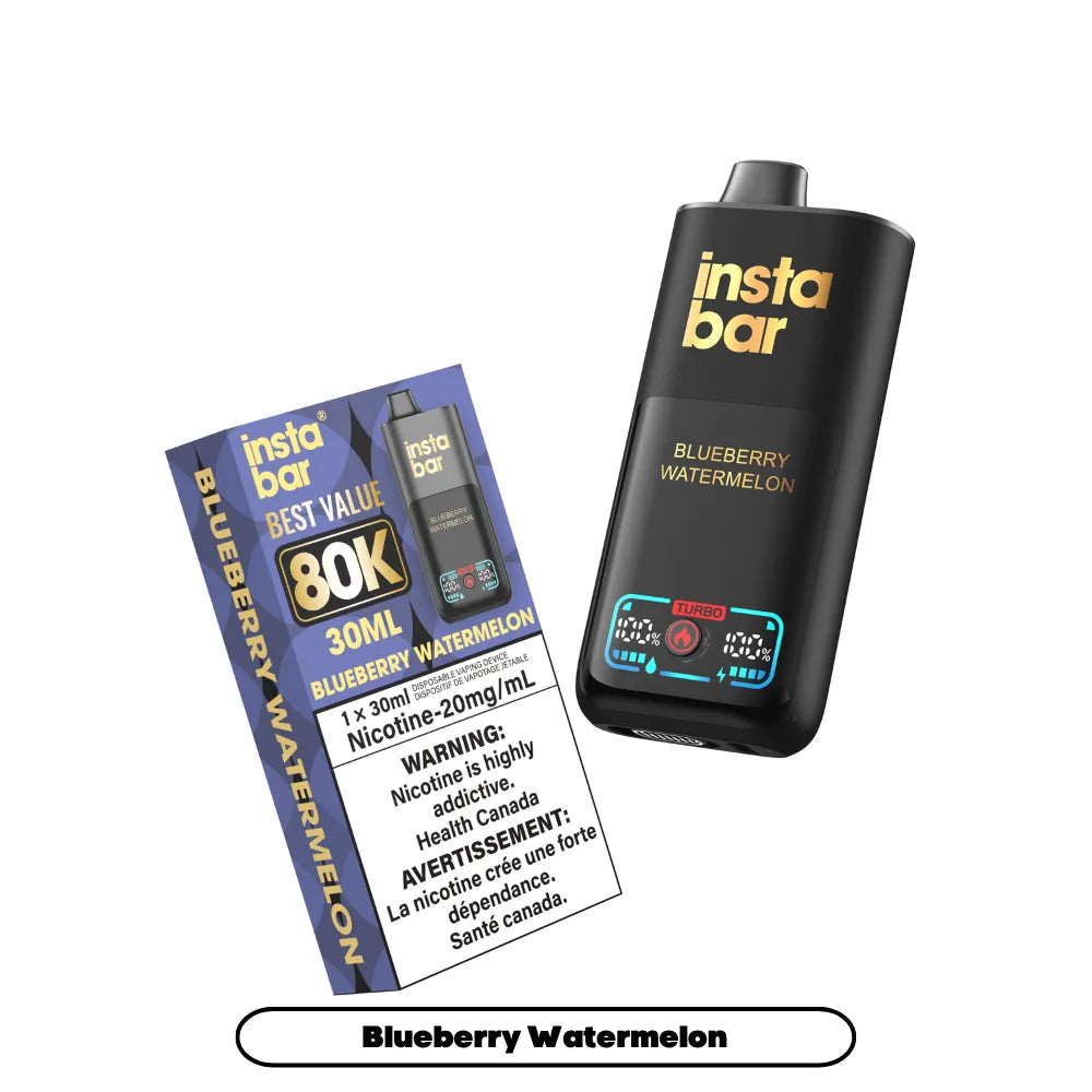 Blueberry Watermelon Insta Bar - Disposable 80K