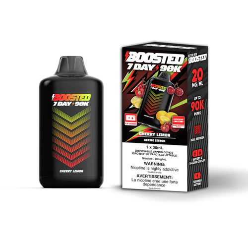 Boosted 7 Day 90K Disposable Vape - Cherry Lemon