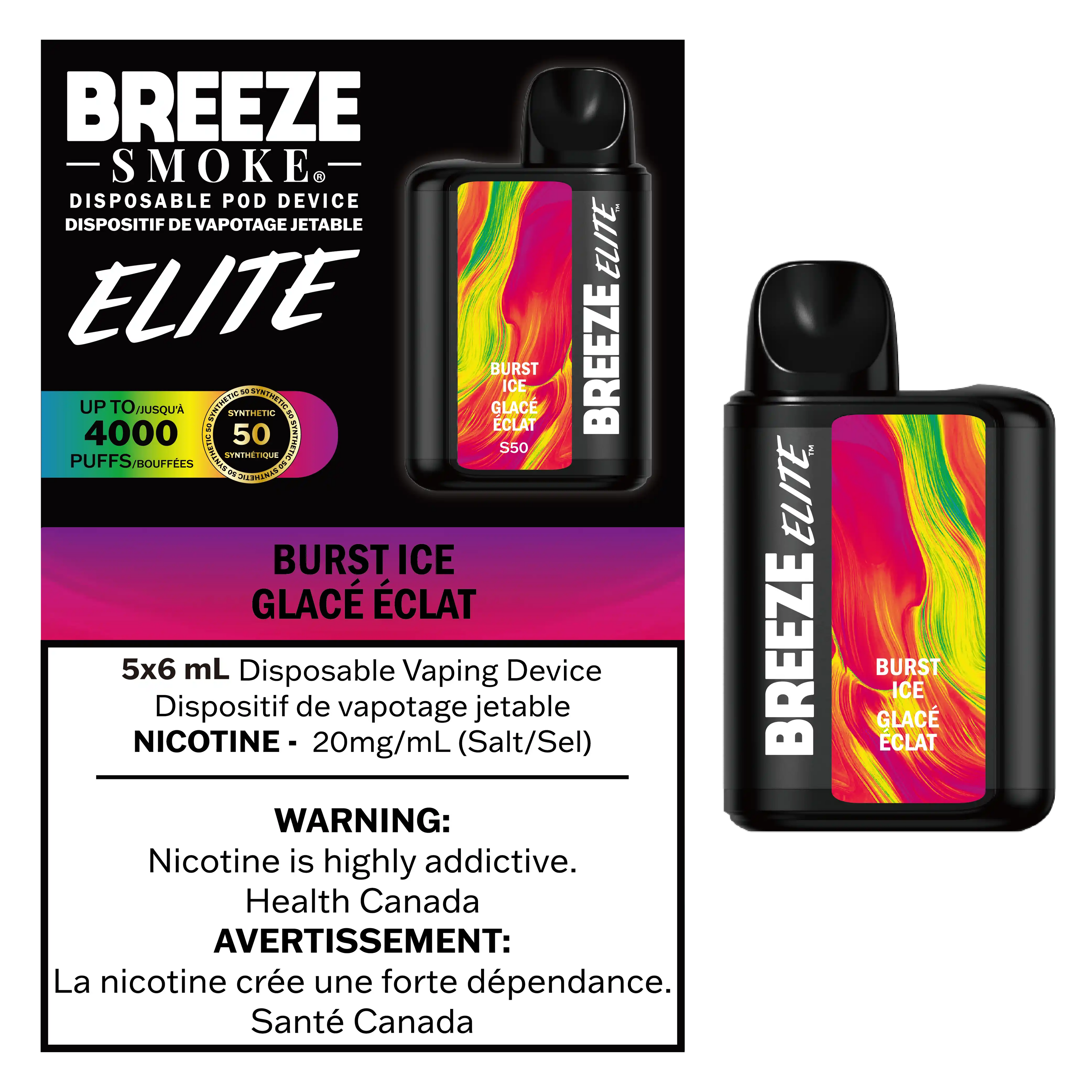 Breeze Elite 4K - Disposable Vape