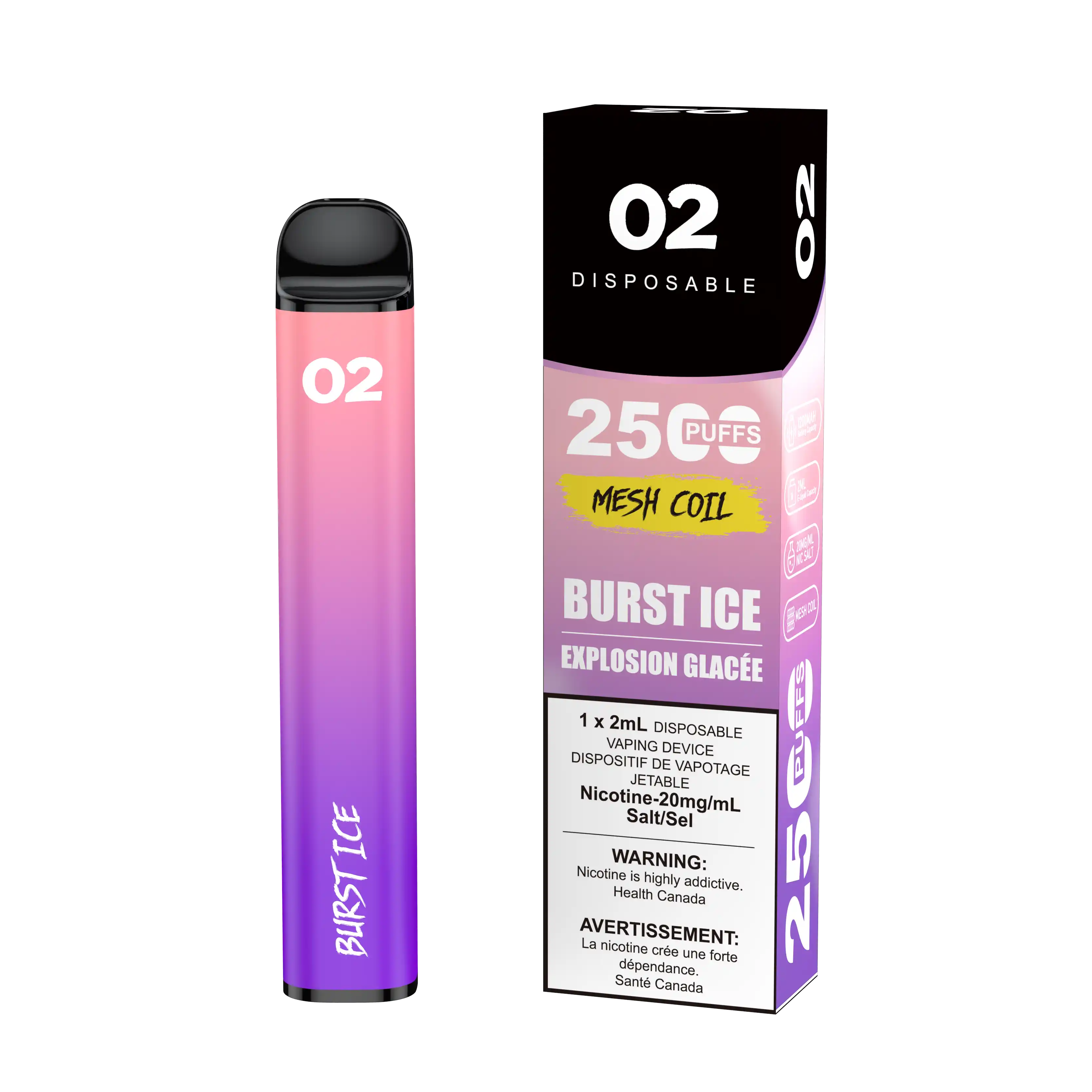 Burst Ice O2 - Disposable 2.5K