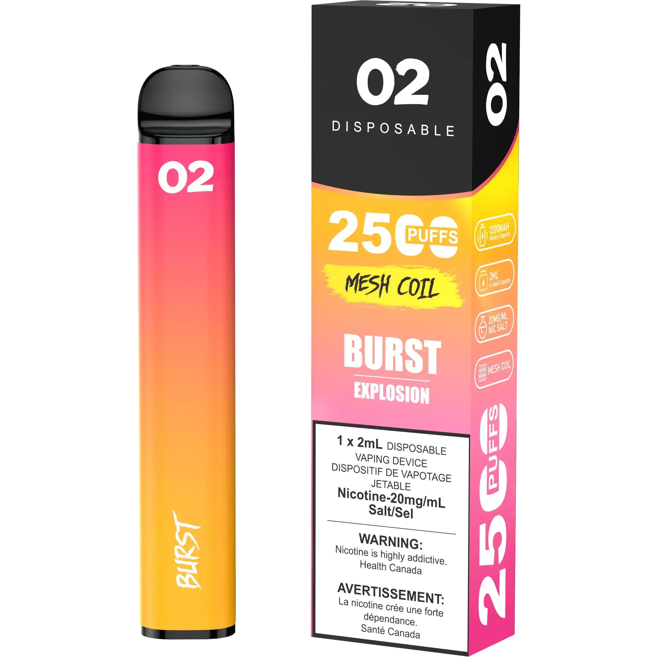 Burst O2 - Disposable 2.5K