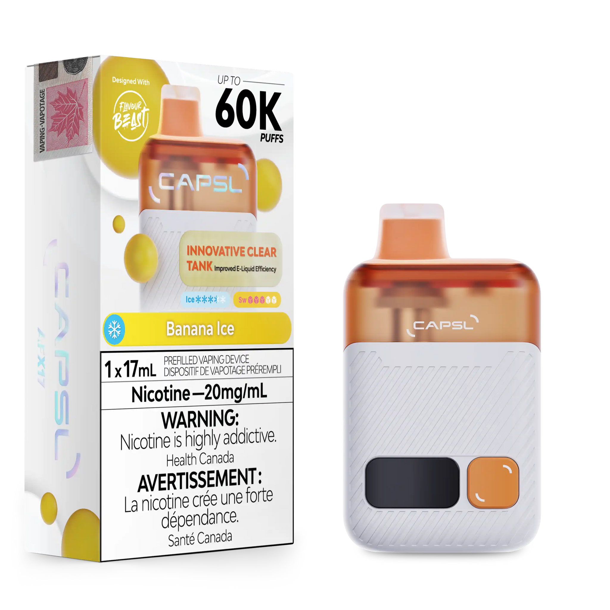 Banana Ice CAPSL - AFX17 Disposable 60K